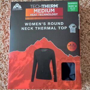 EMS TECHTHERM Women's Round Neck Thermal Top,  US Size 8